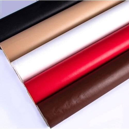 50cm*138cm Self-adhesive Fine lines leather fabric sofa patch soft bag high-adhesive leather on the back