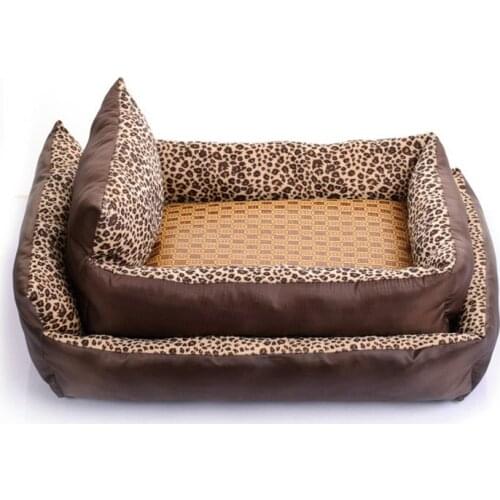 Comfortable Small Dog cat Bed With Bone Pillow Sofa Dog Mat Pet Seat Cover Kennels Washable Cat Nest House Pet Supplies