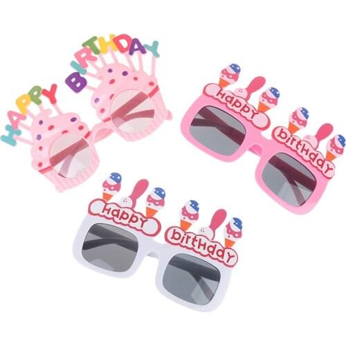 Funny Plastic Glasses Summer Party Sunglasses Happy Birthday Decoration Tropical Fun Party Photobooth Props Wedding Supplies