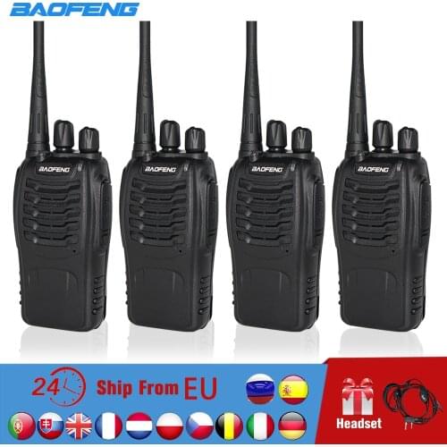 1/2set Walkie Talkie Baofeng BF-888S Two Way Radio Interphone Wireless bf888s UHF400-470MHz Walky Talky CB Radio Communicator