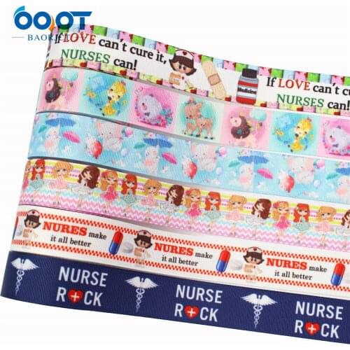 1"(25mm),10yards cute cartoon Thermal transfer Printed grosgrain Ribbons,bow cap DIY handmade accessories L-20522-397