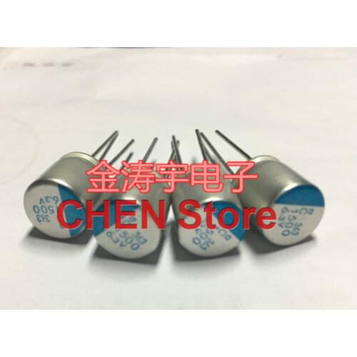 50PCS NIPPON PSC 6.3V1500UF 10X12MM Motherboard Solid Polymer Capacitor psc 1500UF 6.3V CHEMI-CON Aluminum shell electrolysis