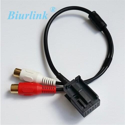 Car AUX Input RCA Adaptor Cable For BMW Z4 E85 X3 E83 E39 E60 E61 E63 E64