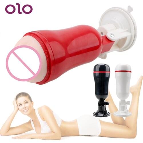 OLO Male Masturbation Cup Artificial Vagina Male Vagina Glans Stimulate Massager Real Vagina Adult Products For Men Sex Toys