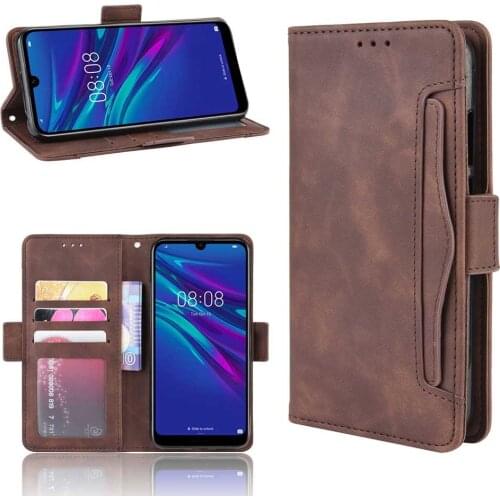 Leather phone case for Huawei Nova 6 5G / P smart pro 2019 / honor Y6S / enjoy10 / play3 Cover Flip card wallet with stand Coque