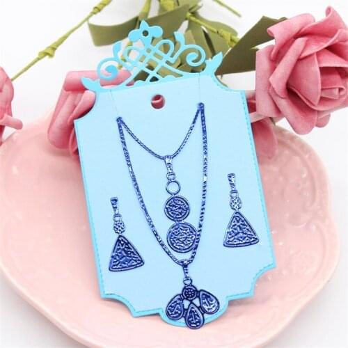 Lace jewelry holder tag Metal Cutting Dies Stencils for DIY Scrapbooking/photo album Decorative Embossing DIY Paper Cards