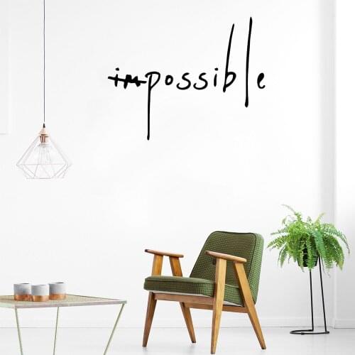 Cartoon Possible Wall Sticker Pvc Wall Art Stickers Modern Fashion Wallsticker Living Room Bedroom Wall Decoration Murals