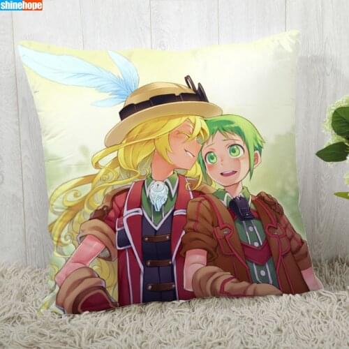 Made in Abyss Pillow Cover Customize Pillowcase Modern Home Decorative Pillow Case For Living Room 45X45cm,40X40cm