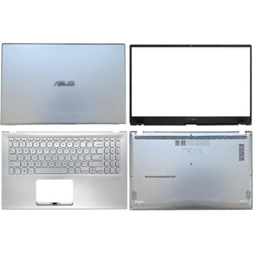 NEW 15.6" Laptop LCD Back Cover/Front Bezel/Palmrest/Bottom Case for ASUS Vivobook X512 X512F F512 V5000F Notebook Computer Case