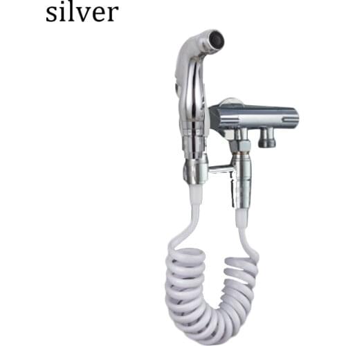 Handheld Toilet Bidet Sprayer Set Wall Bracket Bathroom Sprayer Douche Hand Guns Shower Head Self Hygiene Cleaning
