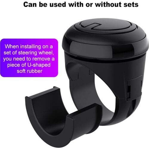 Car Steering Wheel Power Handle Car Grip Knob Turning Hand Control Steering Wheel Car Universal Teering Wheel 360° Knob Booster