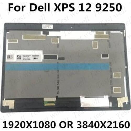 For Dell XPS 9250 Latitude 7275 Touch Screen Assembly matrix LQ125M1JW31 1920*1080 FHD or 3840*2160 4K UHD Touch Screen Assembly