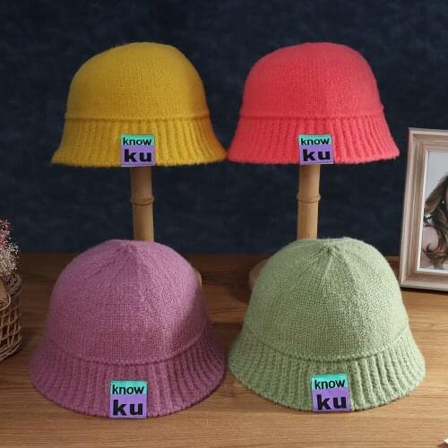 New 2021 women fashion brand Panama hats pure cotton Winter hat foldable Hollow Crochet Knitting multicolor Bucket hat