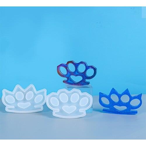 Tiger Claw Shape DIY Silicone Mold Protector Making Accessories Epoxy Mold 2 Style Gift Resin Mold Decoration Easy To Carrier