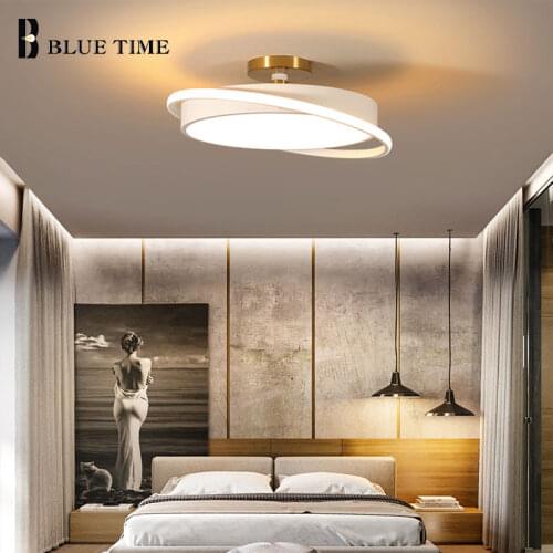 Lighting Fixtures Modern Ceiling Light Black White Metal body Led Ceiling Lamps For Home Living room Bedroom Dining room Kitchen