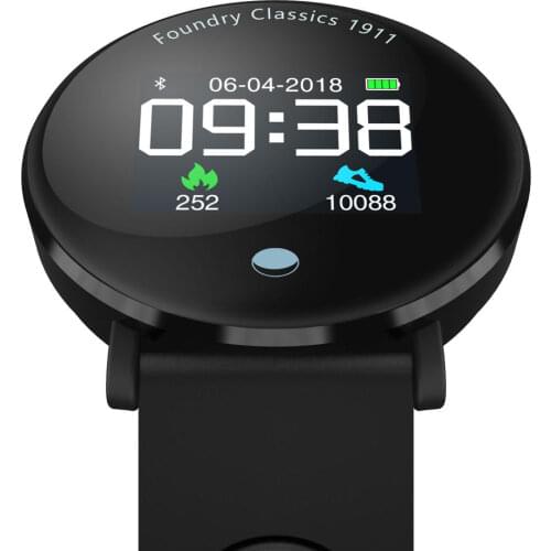 Y6 Plus Colorful Round Display Blood Pressure Heart Rate Stopwatch Sport Mode Smart Watch