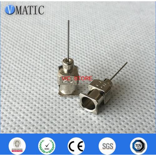 High Quality 1/2 Inch Tip Length 26G All Metal Tips Blunt Stainless Steel 12Pcs Glue Dispensing Needles Syringe Needle Tips