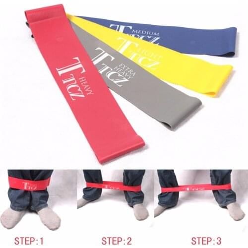 4 Color Body Foot Care Tool Elastic Tension Band Foot Exercise Band