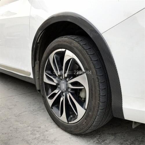 4pcs 1.5 m Universal Rubber Car Wheel Arch Protection Moldings Anti-collision Mudguard Car Wheel Protection Wheel Sticker