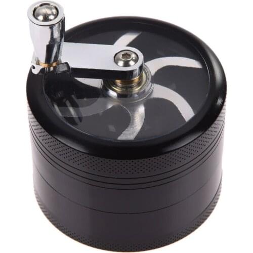 4-layer 63mm Aluminum Herbal Herb Tobacco Grinder Smoke Grinders grinder weed herb grinder Cigarette Accessories