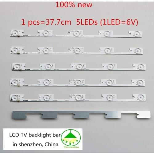 6 PCS/Lot 100%NEW LCD TV backlight bar for konka LED42F3700PF 35018499 35018500 35018501 35018502 37.7cm 5LEDs (1LED=6V)