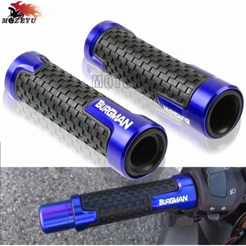 Handle Bar For SUZUKI Burgman Burgman 125 250 400 650 AN650 AN400 AN125 AN200 Motorcycle 7/8 22MM Handlebar Grip Hand Grips