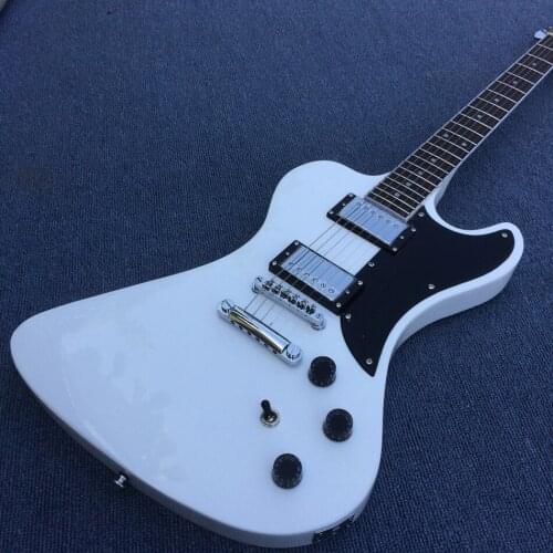 Free delivery, Alpine White, mahogany fingerboard, high quality electric guitar