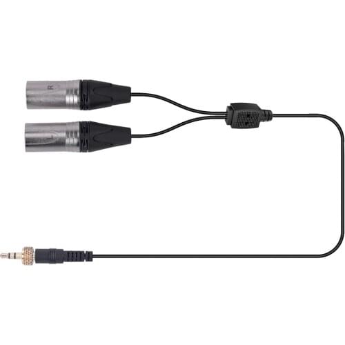 Comica CVM-DS-XLR 3.5mm TRS to Dual XLR Stereo Audio Output Cable Adapter for Comica Wireless Microphone Systems