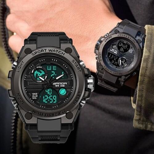 Electronic Digital Watch Multifunctional Fashion Watch Waterproof Wrist Watch For Men Boys NYZ Shop