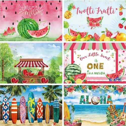 Yeele Newbron Baby Shower Birthday Backdrop Photography Summer Sweet Fruit Watermelon For Photo Studio Background Photophone