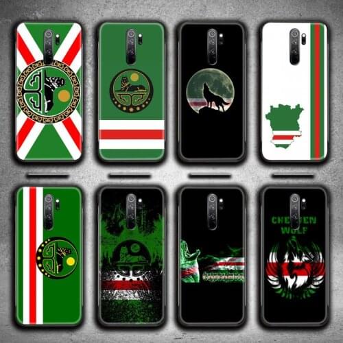 HOTCASHOP Chechen National Flag Phone Case for Redmi 9A 8A 7 6 6A Note 9 8 8T Pro Max Redmi 9 K20 K30 Pro