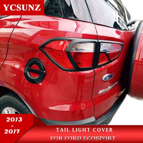 ABS Tail Light Cover Exteriror Lamp Hood Rear Lights For Ford Ecosport 2013 2014 2015 2016 2017
