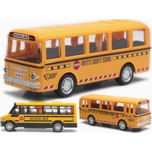 1:50 alloy pull back school bus model,simulation of sound and light bus,childrens bus,free shipping