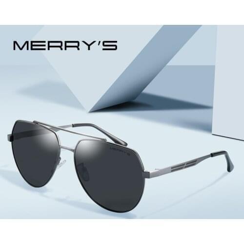 MERRYS DESIGN Men Classic Pilot Sunglasses Aviation Frame HD Polarized Sunglasses For Mens Driving UV400 Protection S8175