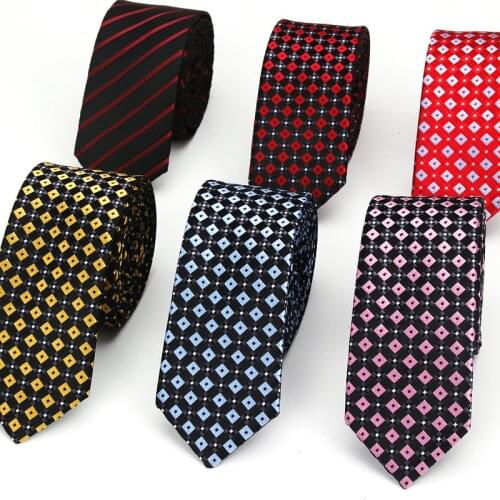 Brand New Mens Classic Plaid Ties For Men Necktie Suits Wedding Neck Tie For Business Cravats 5cm Width Slim Necktie Corbatas