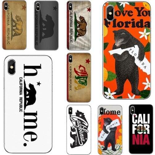 Soft Case Cover For Xiaomi Redmi 2 S2 3 3S 4 4A 5 5A 5 6 6A 7A 9 9T 9C 9A Pro Pocophone F1 California-Republic-State-Bear-Flag