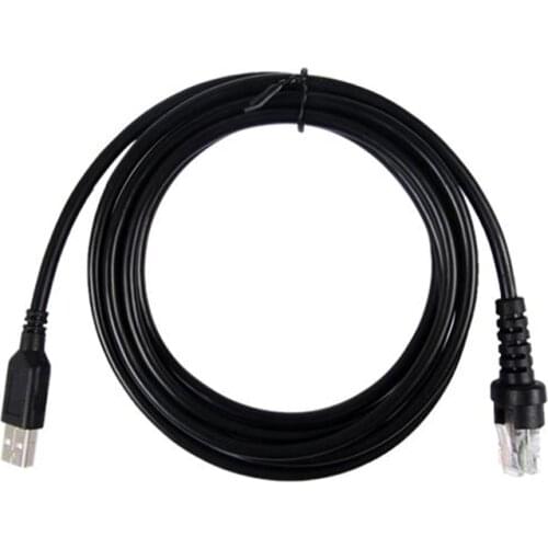 New 2M USB Straight Cable For Zebex Z-6170 Barcode Scanner Reader Dada Transfer Cable