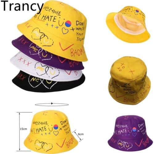 Bucket hat love graffiti hat fisherman hat sun hat child fedora hat big eyes frog hat hot style панама кепка женская