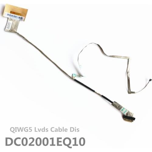 NEW QIWG5 DC02001EQ10 LVDS CABLE FOR LENOVO G480 G480A G480AM G485 LCD LVDS CABLE