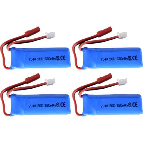 Good Sale WLtoys K969 Battery 7.4V 520mAh for K969 K979 K989 K999 P929 P939 RC Car Parts