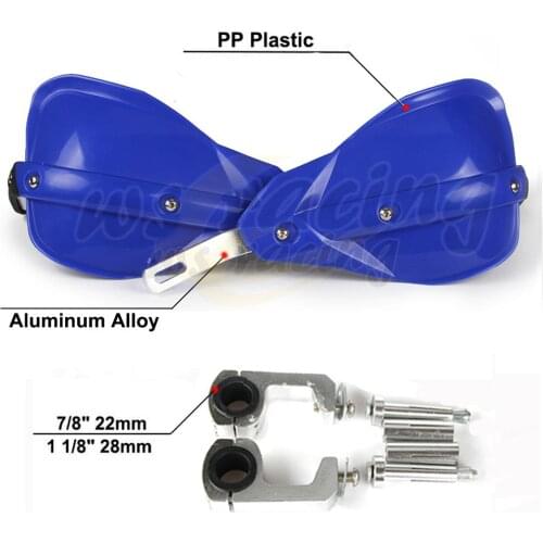 Blue Motorcycle HandGuards Hand Guards Brush Bar For YAMAHA YZ125 YZ250 YZF250 YZF450 WR125 WR250 WR450F YZ250F Pit Dirt Bike