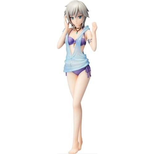 14cm THE IDOLM@STER Anastasia Swimsuit Ver Cute Girl Original Collection Pvc action Figure