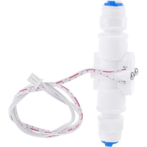 2021 1/4 NPT Water Flow Switch PE Tube Dispenser Purifier Liquid Flow Sensor Switch 23GB