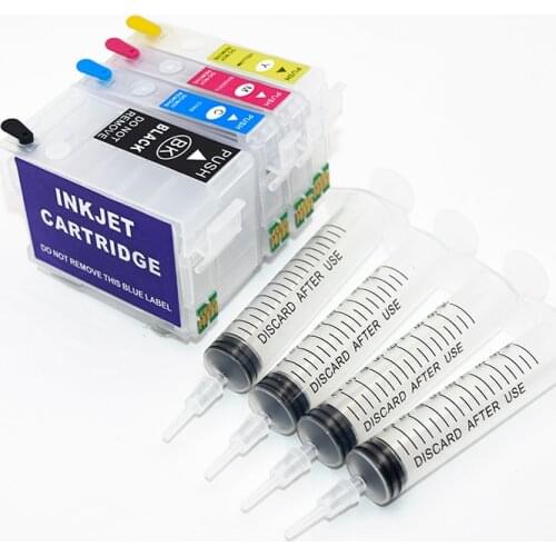 252xl Refill Ink Cartridge With Auto Reset Chip For For Epson WF-3620 WF-3640 WF-7110 WF-7610 WF-7620 WF-7110 WF-5190