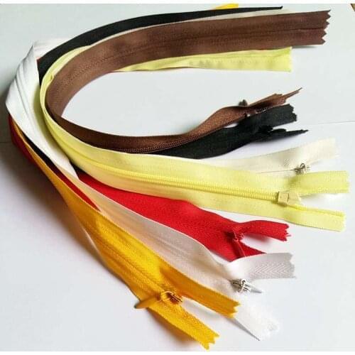 5pcs/lot 40cm Invisible Zipper cushion Skirt Hidden 3# Nylon Zipper for sewing/Garment DIY Handmade Craft accessories