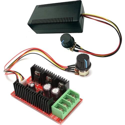 2000W 40A DC Motor Speed Controller DC 12V 24V PWM HHO RC Car Fan Speed Regulator Adjustable Power Control Switch Soft Starting