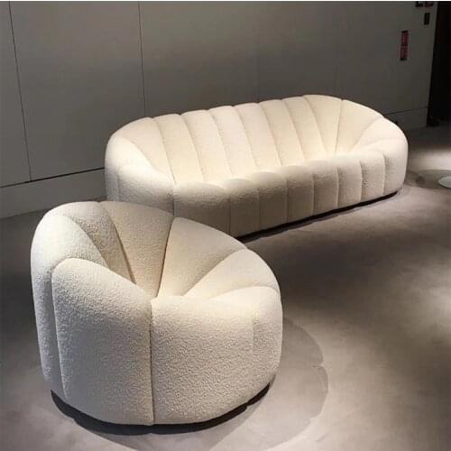 Big Sofas Couch Nordic Luxury Small Apartment Fabric Sofa Furniture Simple Modern Sofa Single Double Three Creative All Sofas