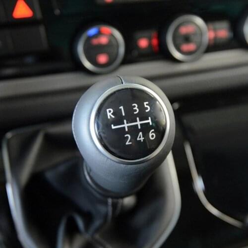 Gear Shift Knob Cover 6 Speed Professional ABS Protective Gear Knob Cap Badge for Transporter T5/T6 Gear Shift Knob Stick