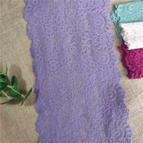 E1461 wide 21 cm stretch cotton edge stitching decal lace and wedding decoration craft