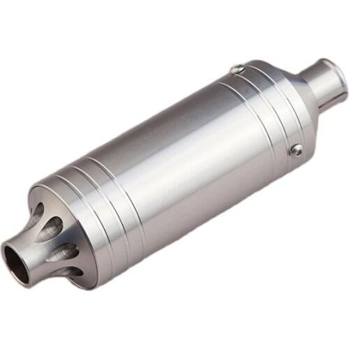 1pc Silencer Aluminum Acoustical Damper Exhaust Pipe Motor Sound Muffler Noisy Eliminator Reducer for RC 26CC Petrol Boat
